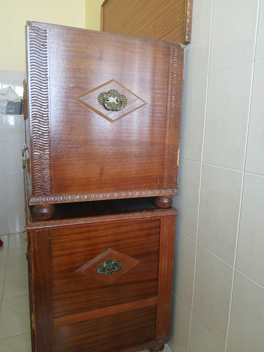 Arcas de arrumação em madeira
