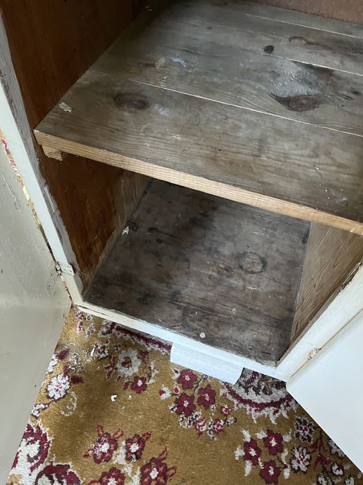 Kredens kuchenny stary byfyj lata 50 lite drewno