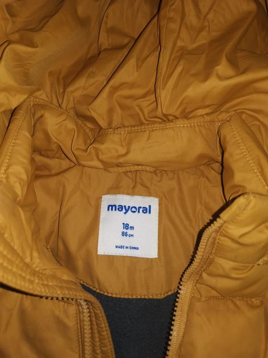 Kurtka zimowa chłopięca mayoral 86 plus czapka i komin