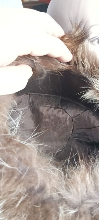 Futrzana czapka r.55/56