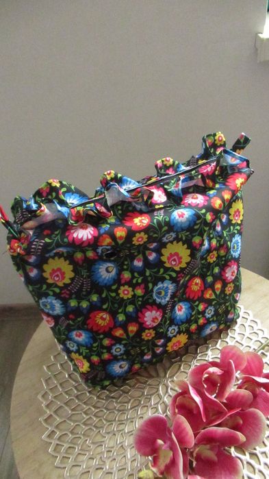 OKAZJA! Organizer do Obag Mini łowicki falbanka kieszeń