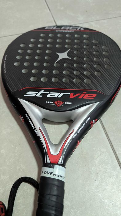 Raquetes padel: NOX AT10 Genius 18K, Starvie Black Carbon e SiuxOptimu