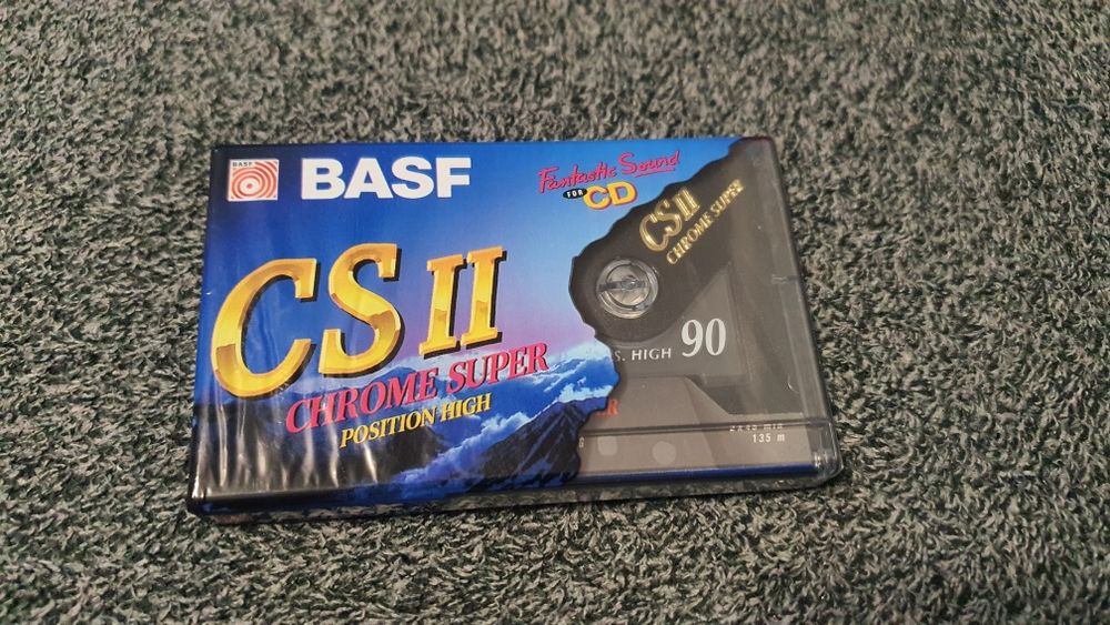 Kaseta BASF CS II Chrome Super Position  HIGH 90 2x45min  NOWA !!!