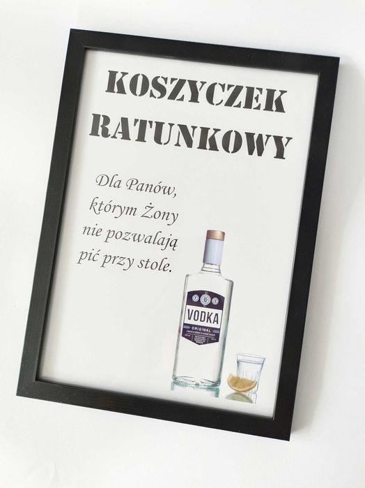 Koszyk ratunkowy męski wesele impreza