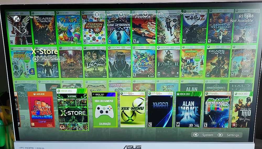 Xbox 360 Slim 500 GB com RGH 3.0