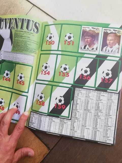 Caderneta futebol italiano 1995