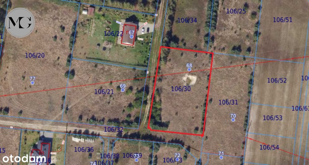 Duża Działka Budowlana Przy Lesie 3215m2
