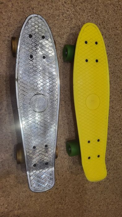 Пенниборд светящиеся колеса х2