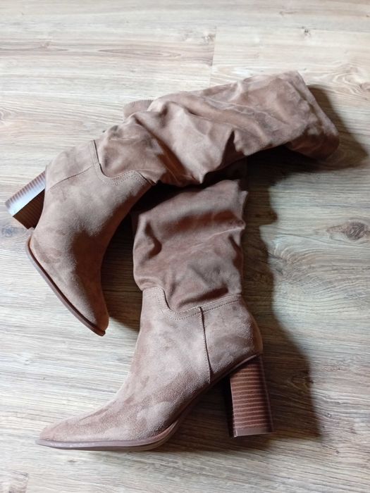 Kozaki rozmiar  41 eko zamsz