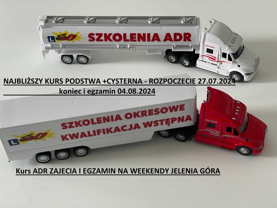 KURS ADR-Przewóz Towarów Niebezpiecznych - Kurs i egzamin Jelenia Góra