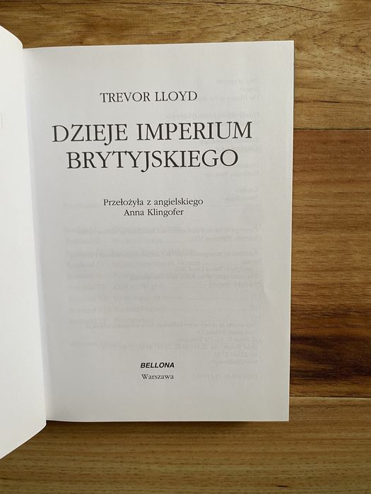 Trevor  LLoyd - Dzieje imperium brytyjskiego