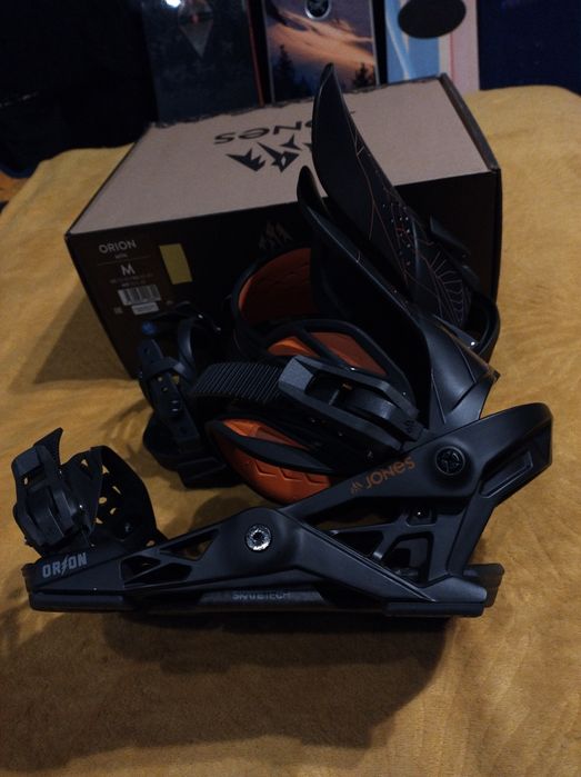 Nowe Wiązania Snowboardowe Jones Orion Mtn M 40-43 eu, Flex 4-7.