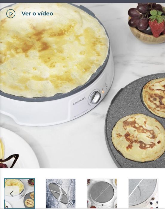 Maquina de panquecas e crepes (Cecotec)