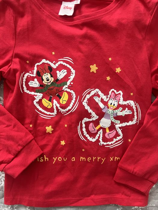 Świąteczna bluza, spodnie i piżama 128