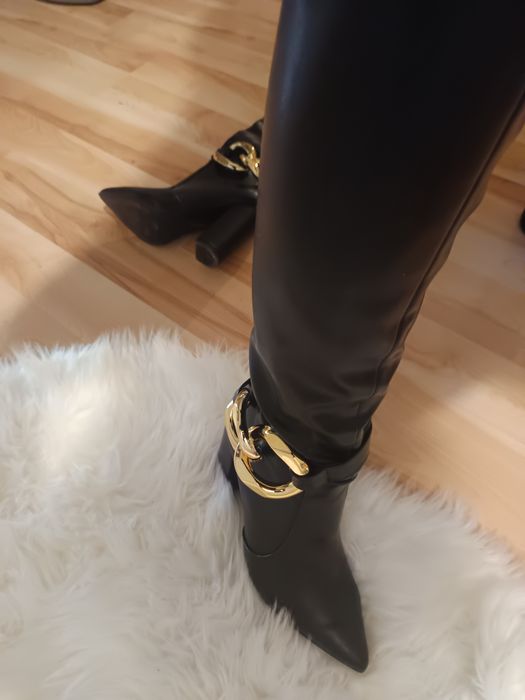 Kozaki eleganckie czarne