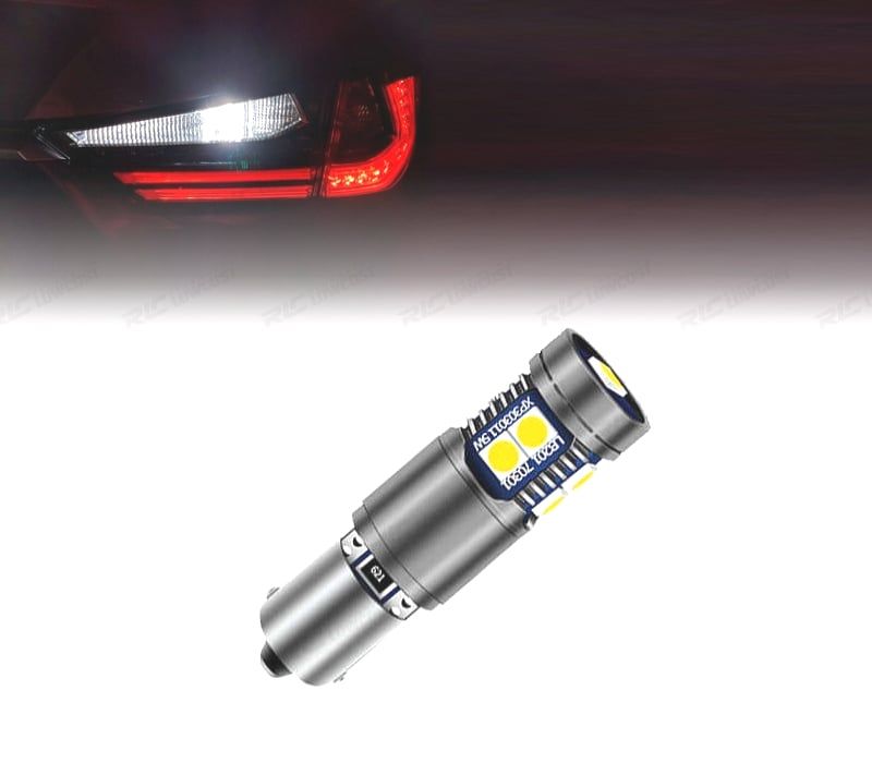 LÂMPADA LED BAX9S H21W H6W CANBUS MARCHA ATRAS