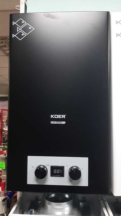 Газова колонка Koer KWH.G0110 WHITE димохідна 10 л/хв,