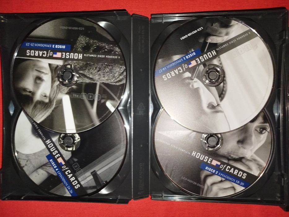 Série house of cards temporada 1 & 2