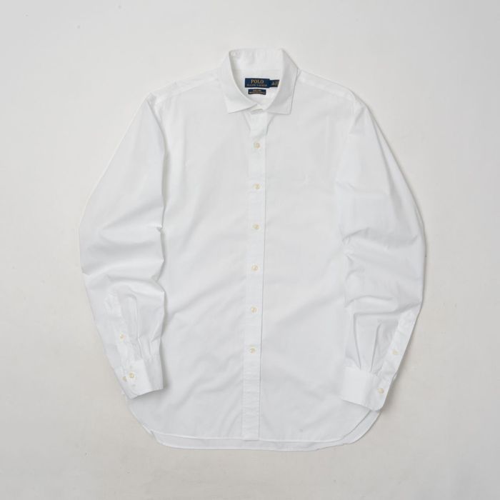 001 - Сорочка трендова довга сорочка оверсайз polo ralph lauren - Polo Ralph  Lauren Men's Shirt White 710801500