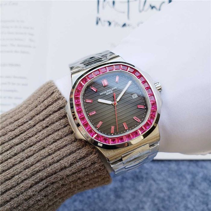 Годинник автоматичний Patek Philippe nautilus diamond