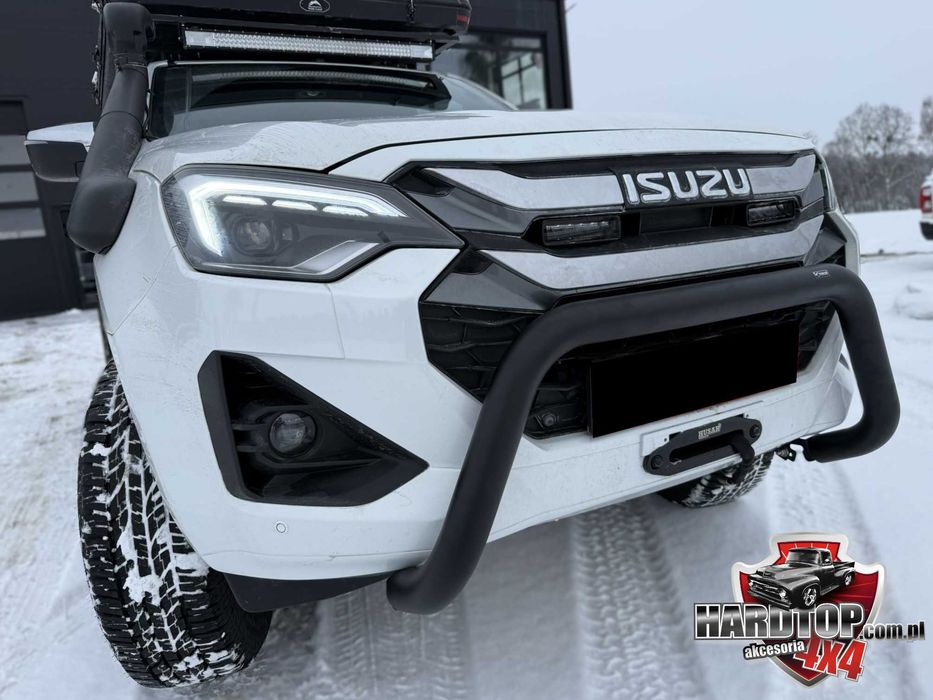 Orurowanie przednie bez poprzeczki CZARNE Isuzu D-Max 2024+