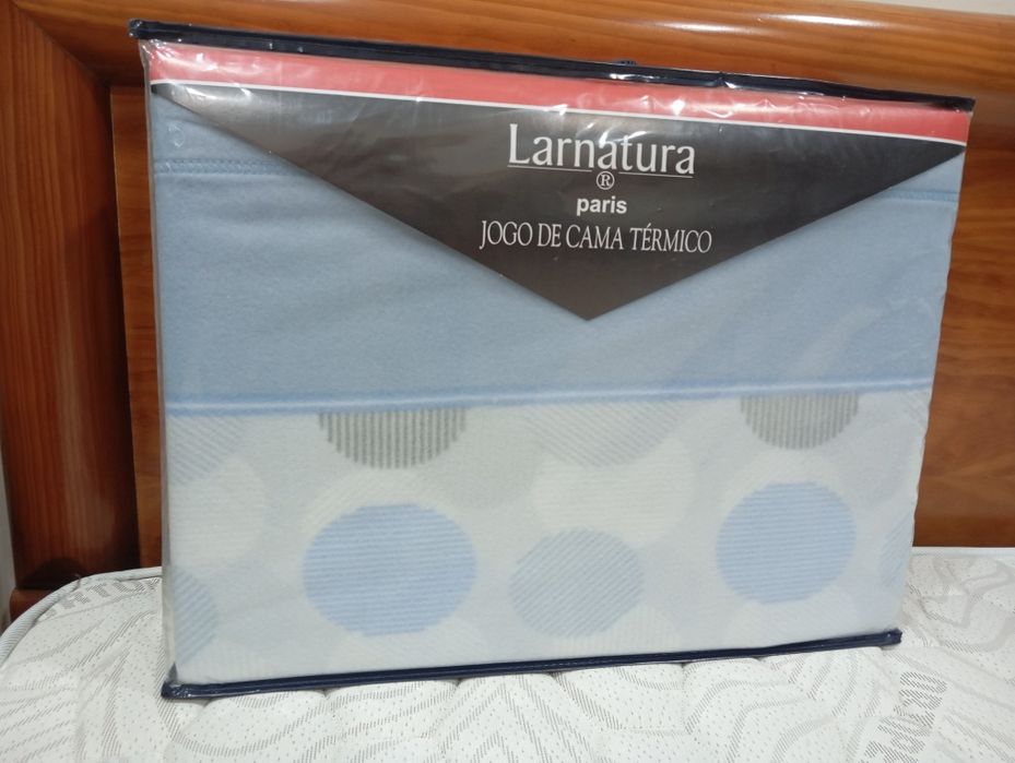 Jogo de cama de casal térmico (marca Larnatura)