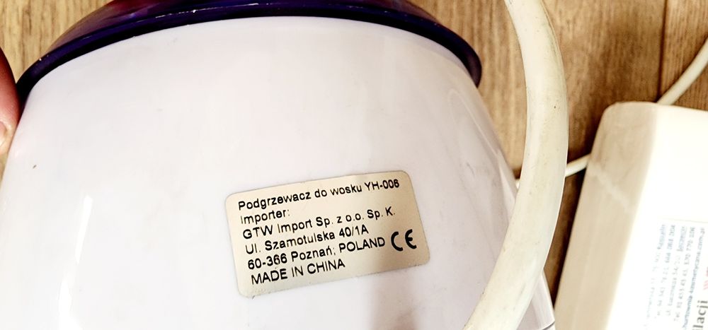 Podgrzewacz do wosku plus wosk