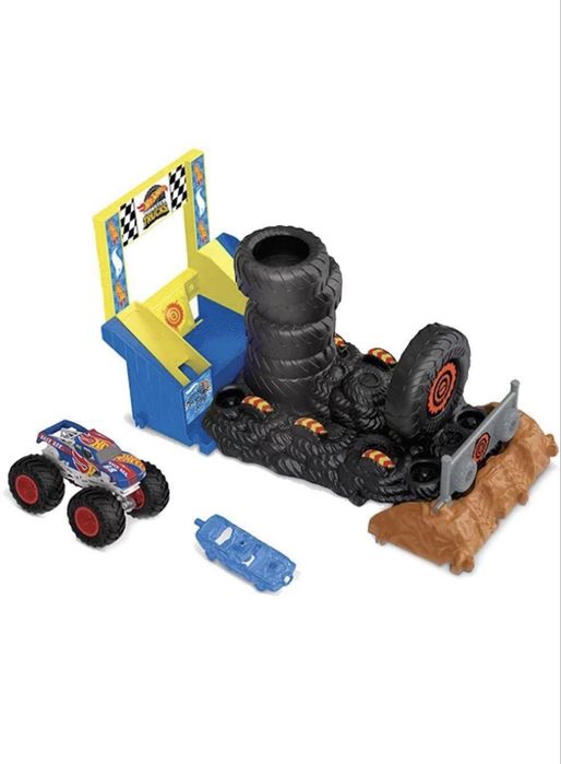 Ігровий набір "Перше змагання" серії "Тренувальна арена" monster truck hot wheels. Хот Віллс