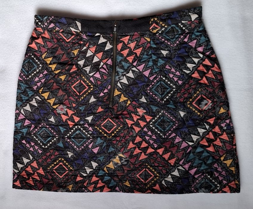 Krótka spódniczka wzorzysta,TopShop 36