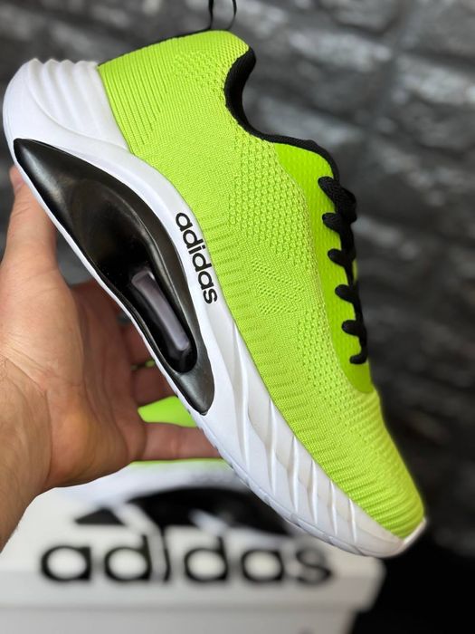 ADIDAS Ярко зеленые мужские кроссовки сетка 40-45
