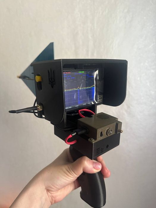 аналізатор спектру TinySA Ultra детектор дронів БПЛА антена Цукорок