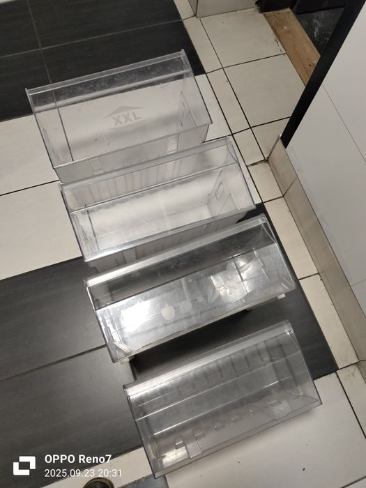 Szuflady do lodówki i zamrażarki