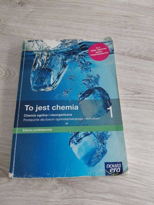Podręcznik do chemii - kl. 1 szkoła średnia