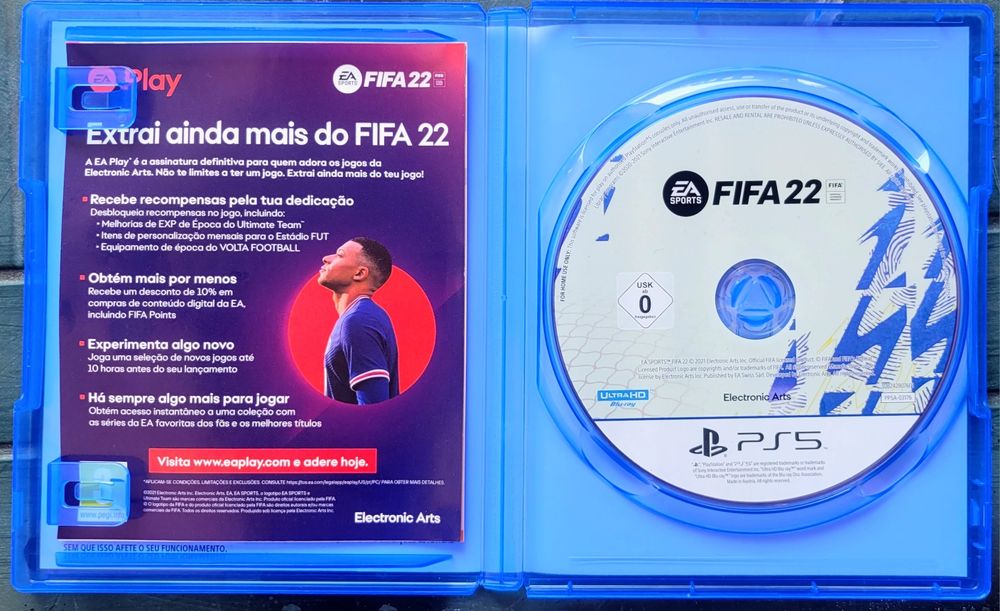 Lote 4 Jogos Futebol PS5 / PS4 (EA Sports FC 25, FC 24, FIFA 23, 22, 21) – Como Novos
