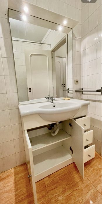 Móvel Casa de Banho + Espelho com Luz Led