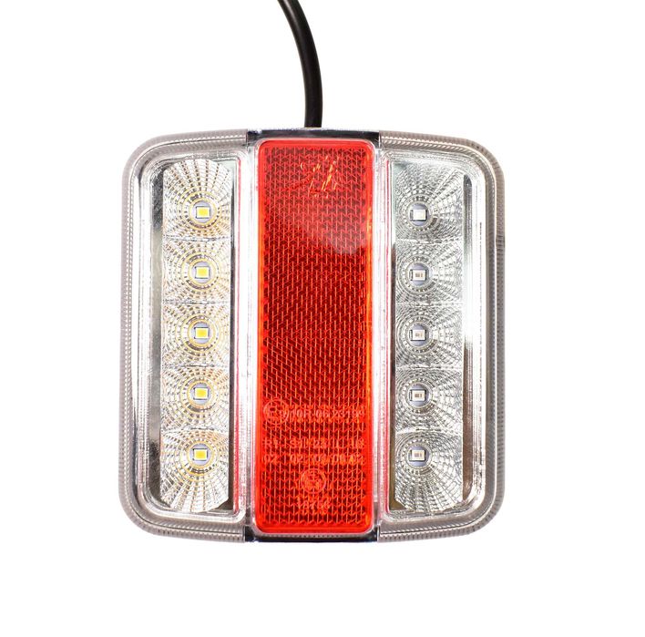 Zestaw lamp do przyczepki, przewód 7,5 m, 7 pinowa, LED