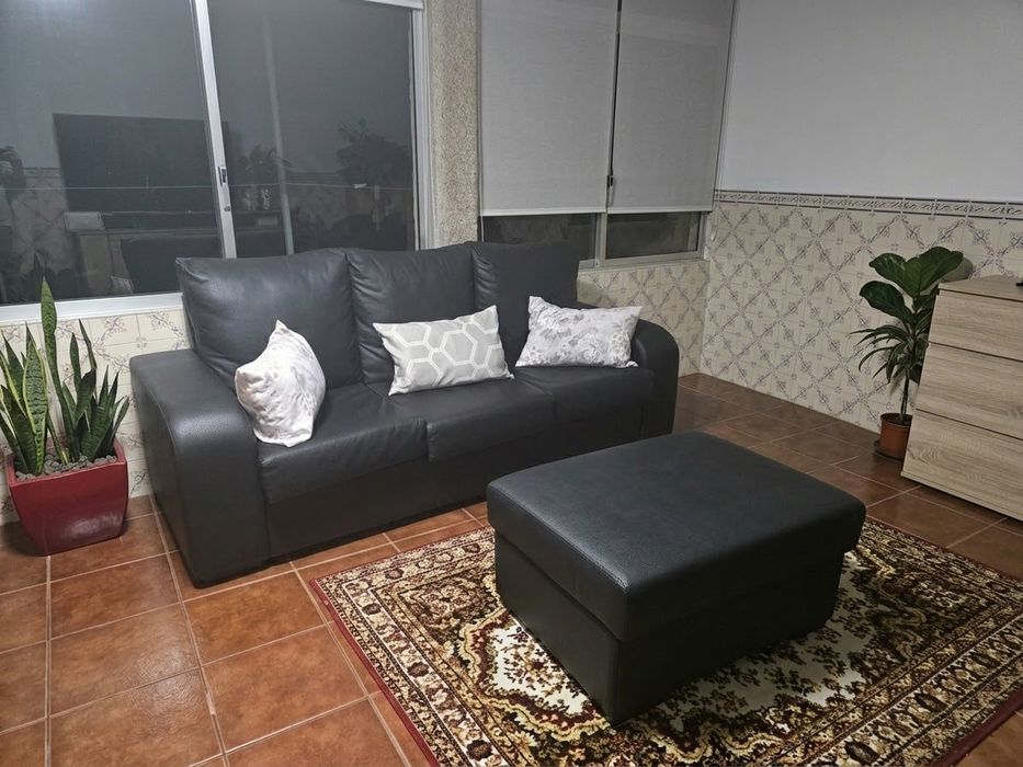 Sofá 3 lugares c/ chaise long