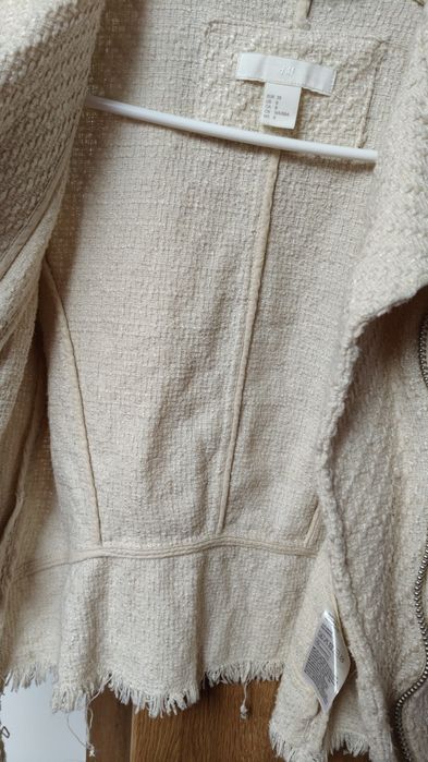 Beżowa ramoneska h&m