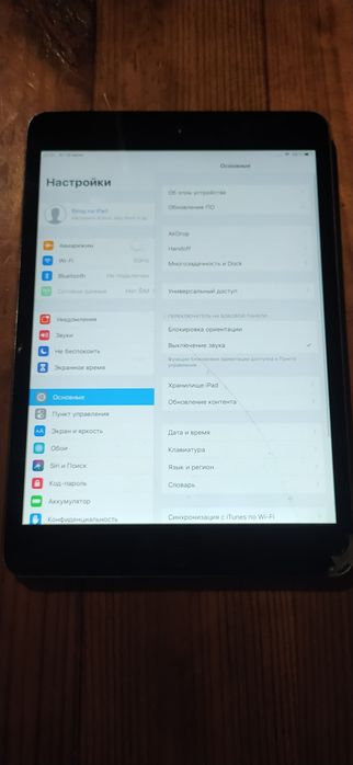 iPad mini 2 без айклауда
