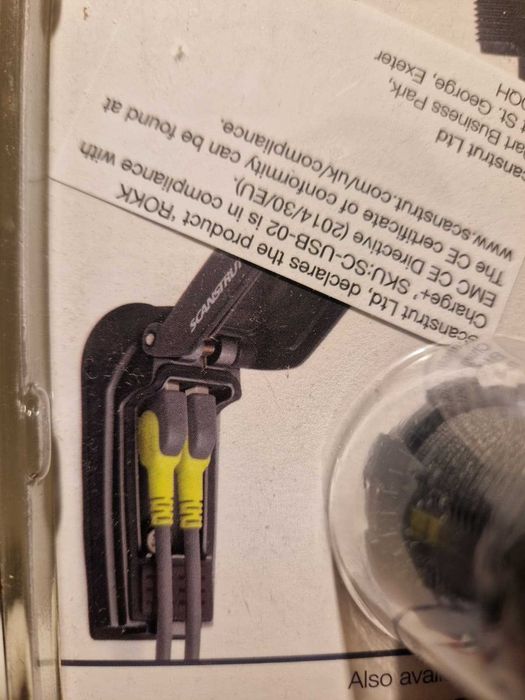 Carregador USB duplo à prova de água, ROKK Charge+ (novo, selado)