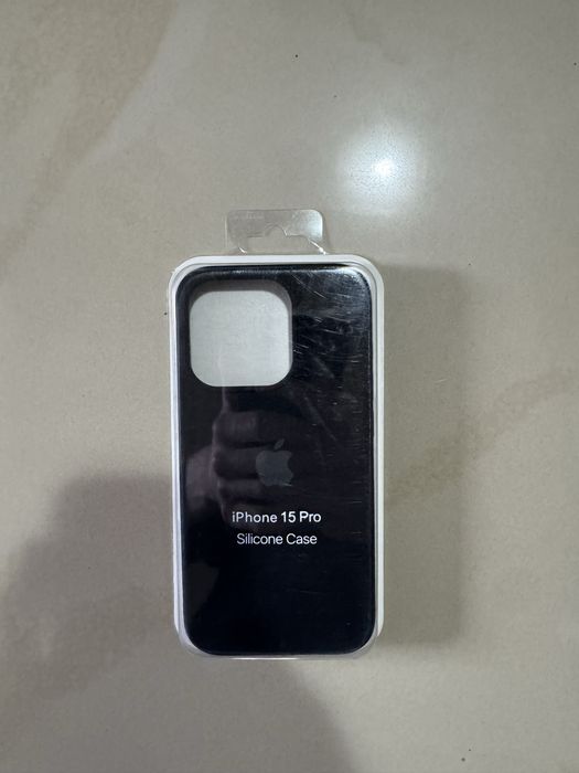 Etui iphone 15 pro silicone Case apple Czarne