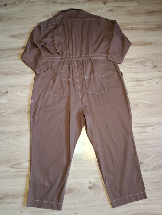 Nowy Brązowy Damski Długi Kombinezon Lucy & Yak Carmen Jumpsuit Plus Size