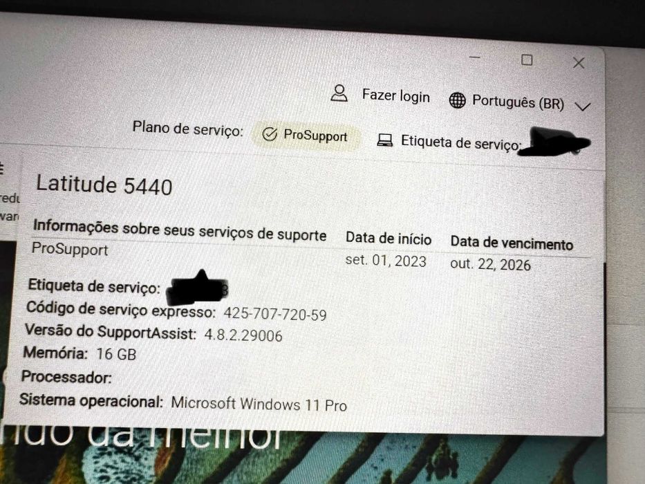 Dell Latitude 5440 |14"FulHD|i5-1335u c/10+12Cores|16Gb|256Gb|Garantia