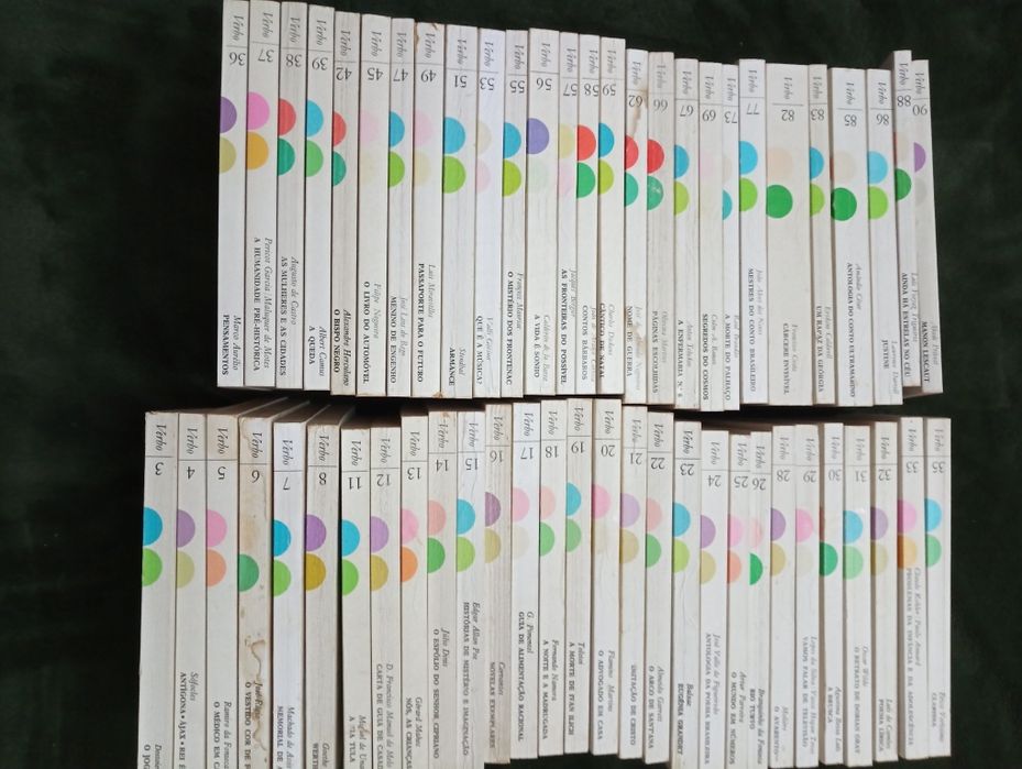 56 Livros RTP - Verbo - Como novos!	Verbo 1970