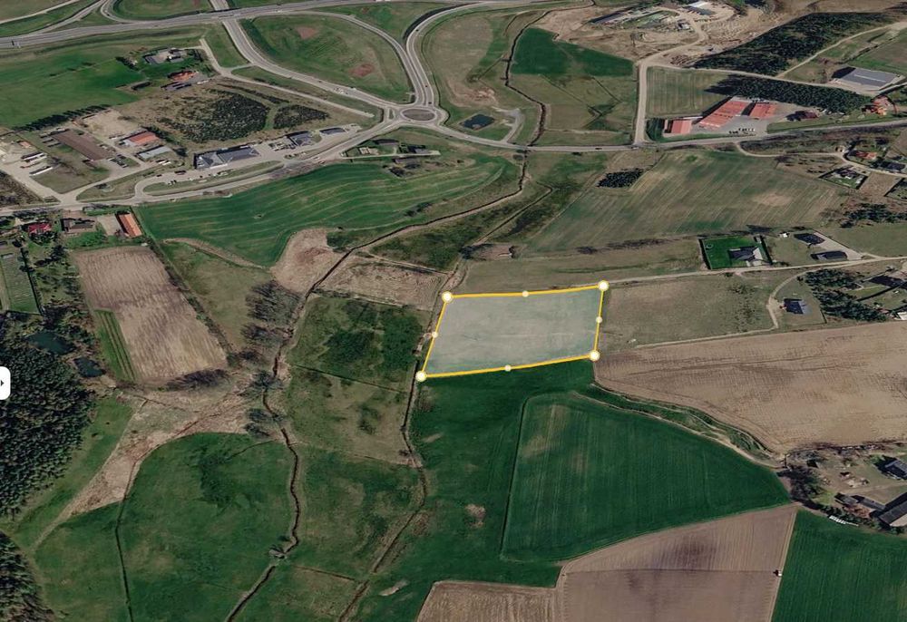WYNAJEM DZIERŻAWA GRUNTU INWESTYCYJNEGO 8975 m² – SZEMUD (400 m od węzła S6) Oferta bezpośrednia.