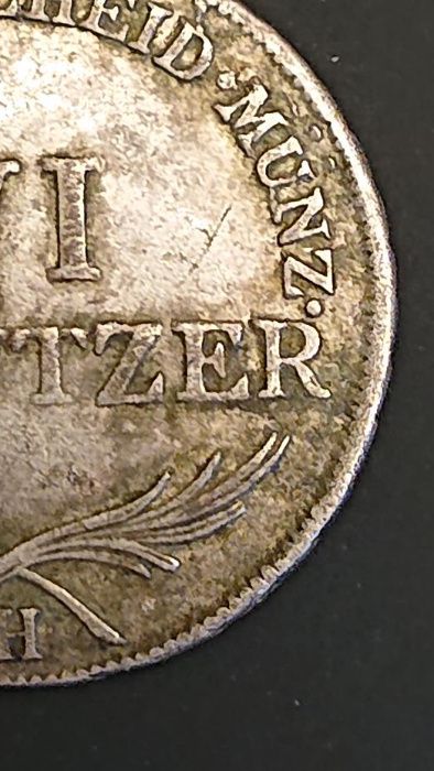 Moneta VI KREUTZER 1804 srebro