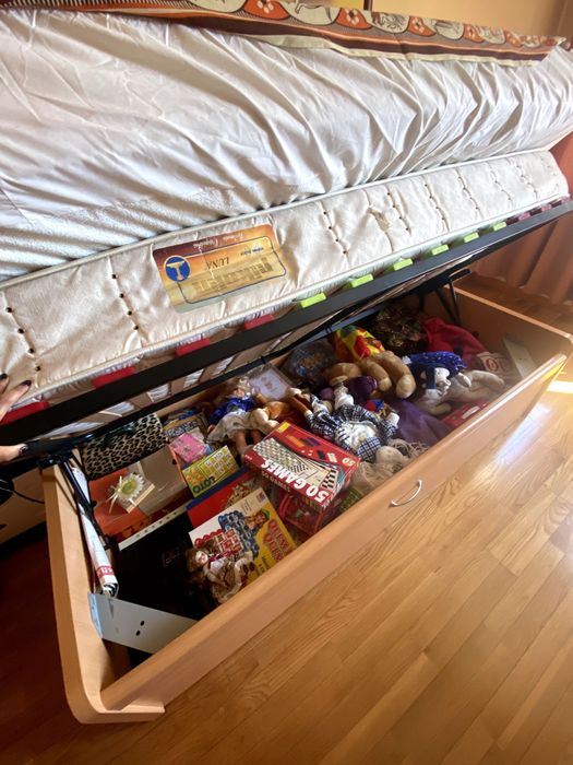 Móveis de quarto jovem pinho maciço com secretária e prateleiras