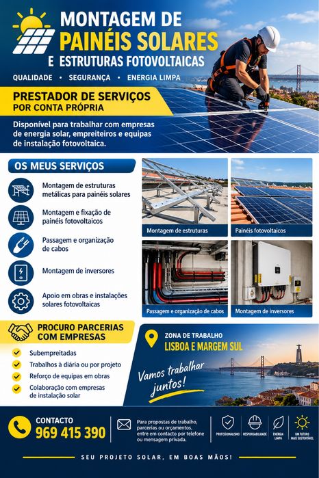 Tecnico sistema fotovoltaicos / Eletricista