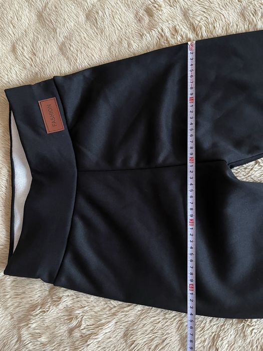 Legginsy Fashion wysoki stan ocieplane L