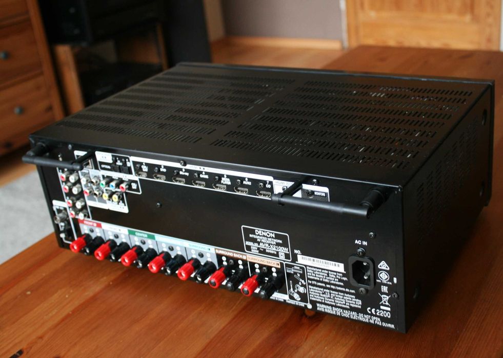 Mocny amplituner Denon X 2100 Bluetooth wzmacniacz 150 watt
